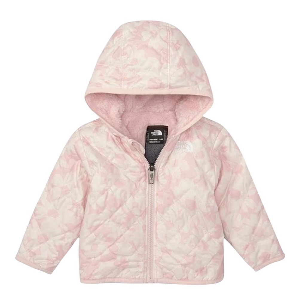 NWT The North Face Baby Girls Reversible Shady Glade Hooded Jacket Warm Cozy